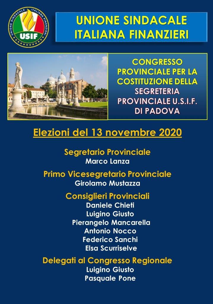 Segreteria Provinciale Padova